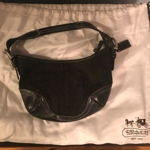 Classic Black Coach Bag